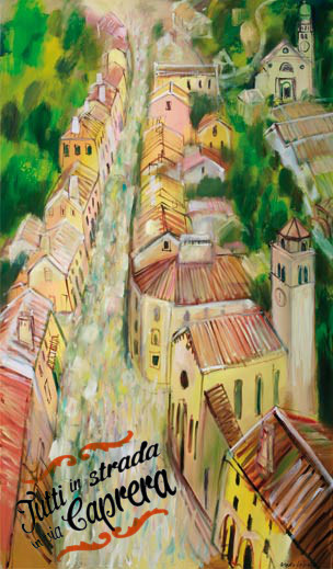 Tutti in strada in Via Caprera